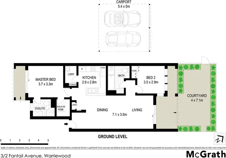 Floorplan of Homely apartment listing, 3/2 Fantail Avenue, Warriewood NSW 2102
