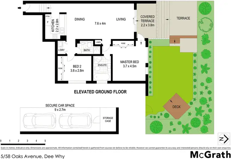 Floorplan of Homely apartment listing, 5/58 Oaks Avenue, Dee Why NSW 2099