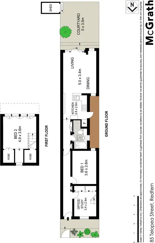 Floorplan of Homely house listing, 85 Telopea Street, Redfern NSW 2016