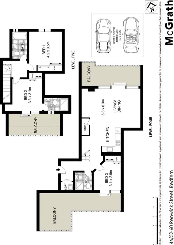 Floorplan of Homely apartment listing, 46/52 Renwick Street, Redfern NSW 2016
