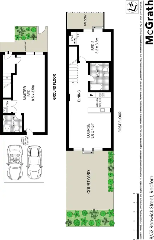 Floorplan of Homely apartment listing, 8/52 Renwick Street, Redfern NSW 2016