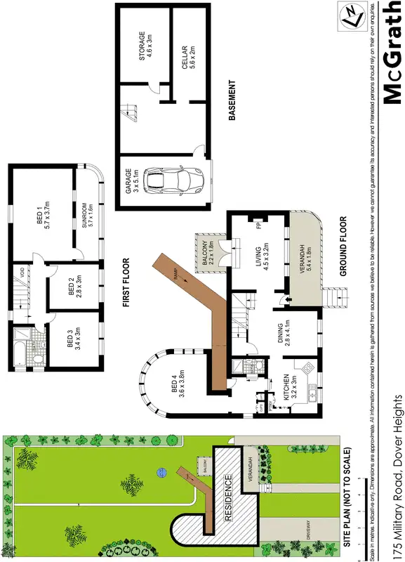 Floorplan of Homely house listing, 175 Military Road, Dover Heights NSW 2030