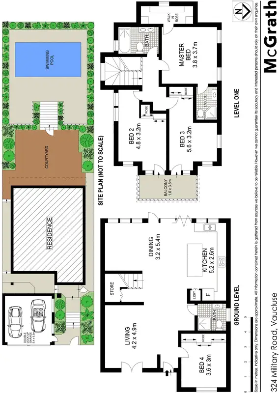 Floorplan of Homely house listing, 324 Military Road, Vaucluse NSW 2030