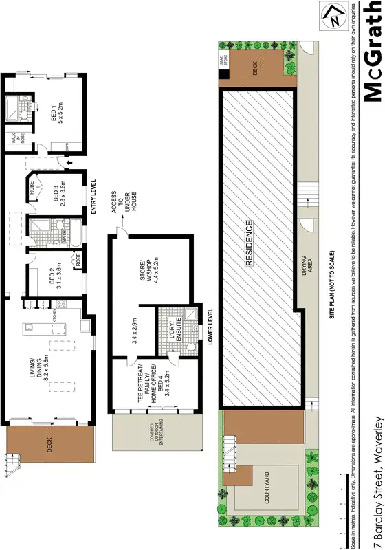 Floorplan of Homely house listing, 7 Barclay Street, Waverley NSW 2024
