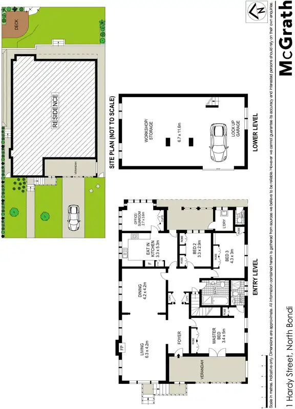 Floorplan of Homely house listing, 1 Hardy Street, North Bondi NSW 2026