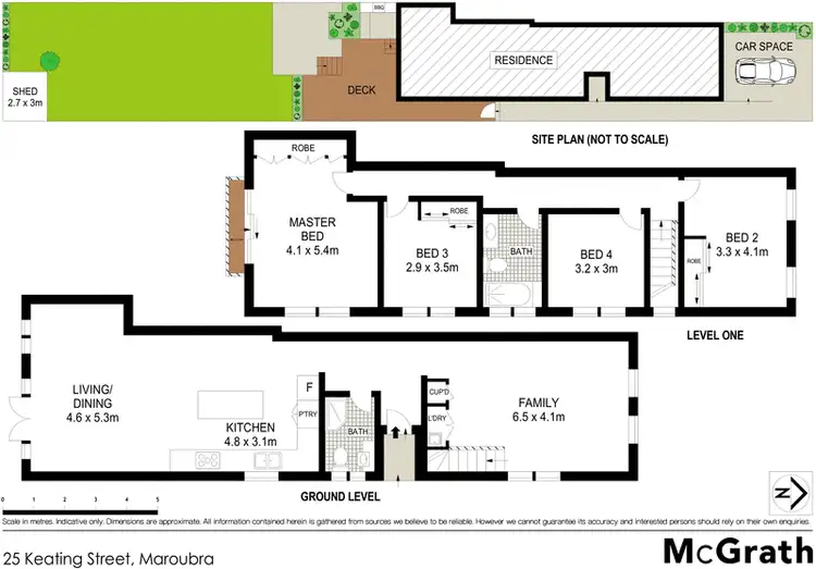 Floorplan of Homely house listing, 25 Keating Street, Maroubra NSW 2035