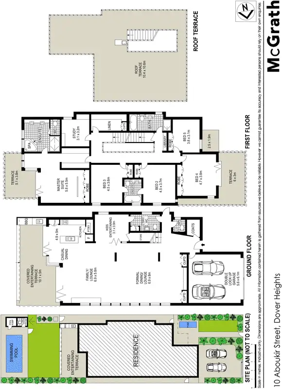 Floorplan of Homely house listing, 10 Aboukir Street, Dover Heights NSW 2030