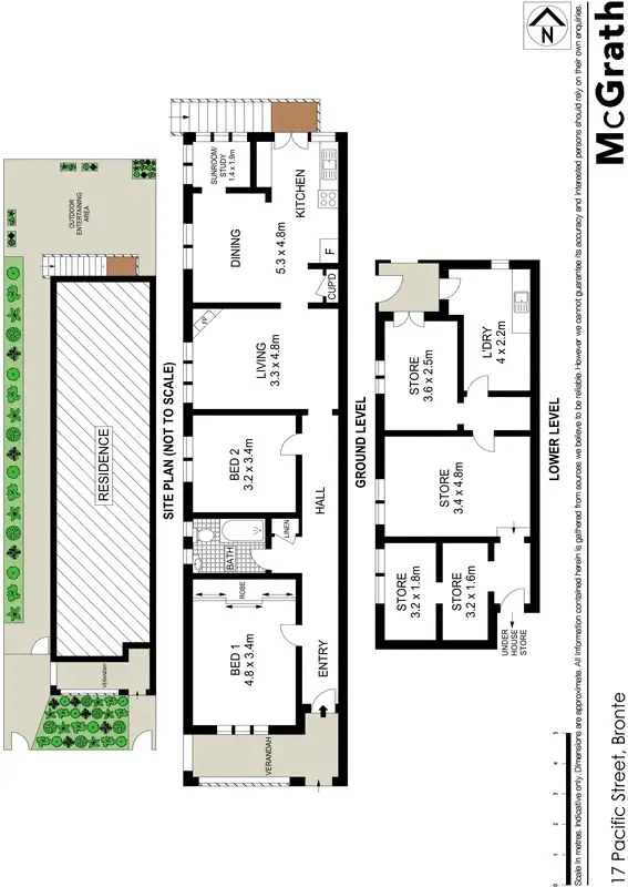 Floorplan of Homely house listing, 17 Pacific Street, Bronte NSW 2024