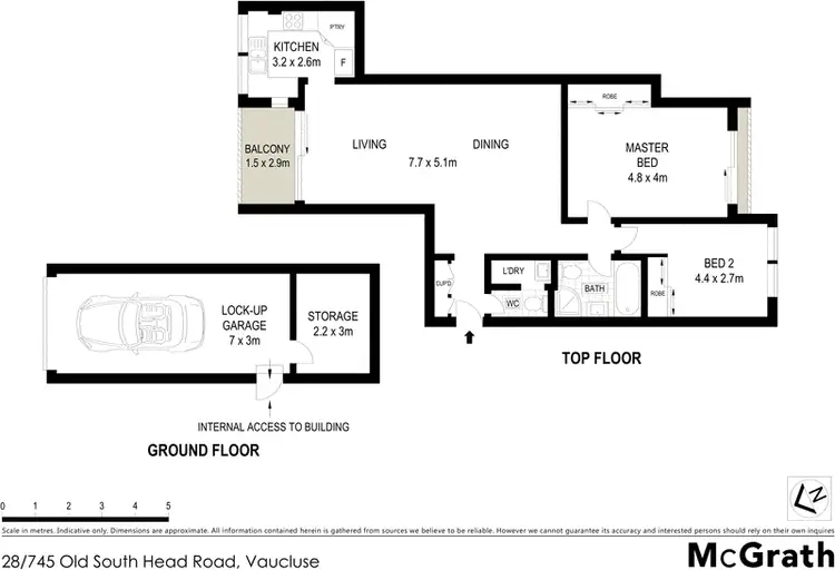 Floorplan of Homely apartment listing, 28/745 Old South Head Road, Vaucluse NSW 2030