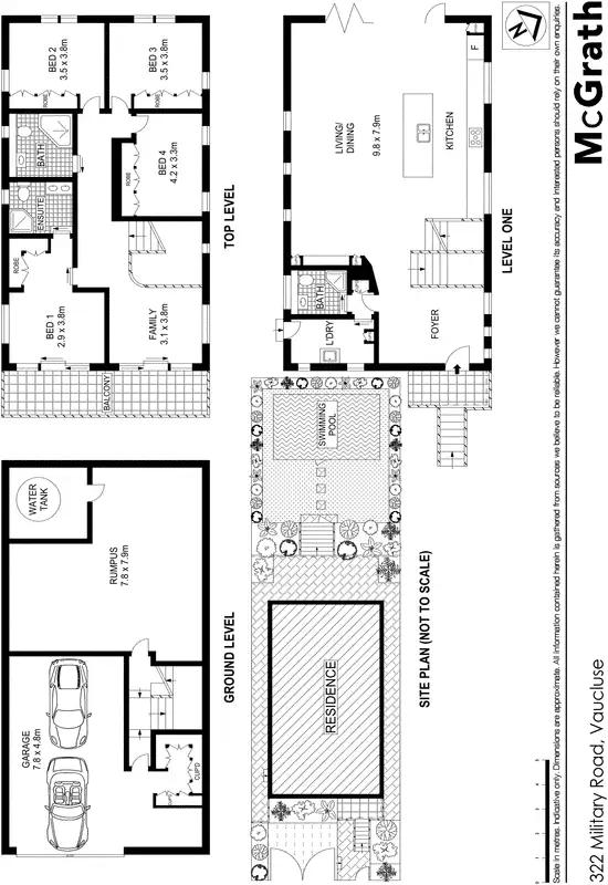 Floorplan of Homely house listing, 322 Military Road, Vaucluse NSW 2030
