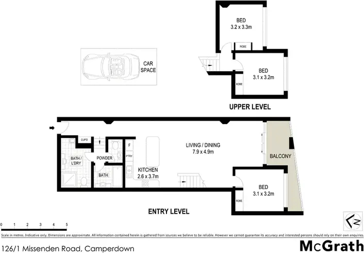 Floorplan of Homely apartment listing, 126/1 Missenden Road, Camperdown NSW 2050