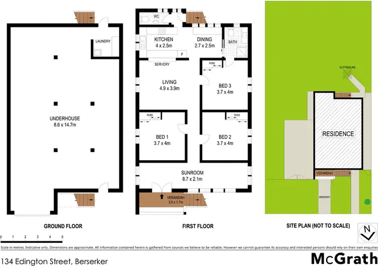 Floorplan of Homely house listing, 134 Edington Street, Berserker QLD 4701