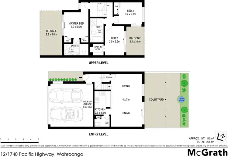 Floorplan of Homely townhouse listing, 12/1740 Pacific Highway, Wahroonga NSW 2076