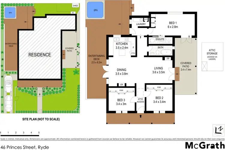 Floorplan of Homely house listing, 46 Princes Street, Ryde NSW 2112