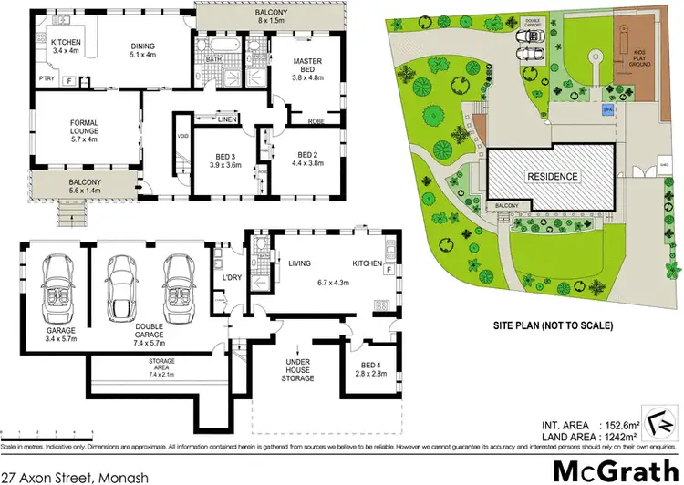 Floorplan of Homely house listing, 27 Axon Street, Monash ACT 2904