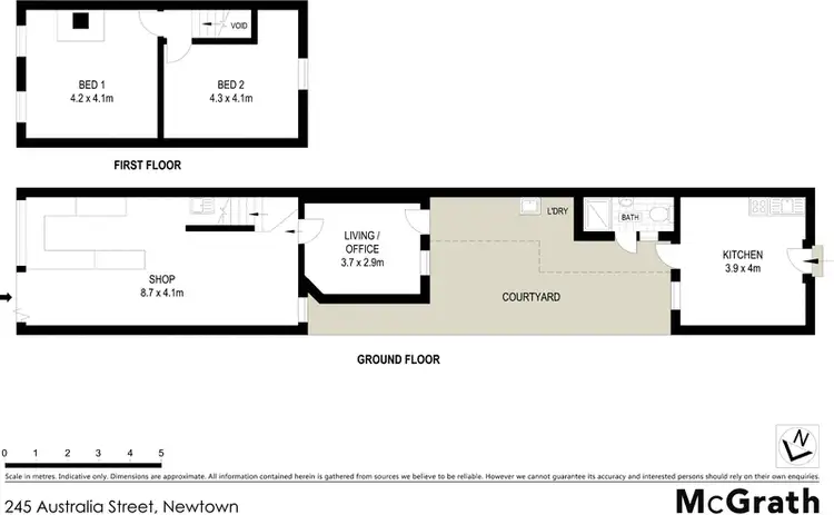 Floorplan of Homely house listing, 245 Australia Street, Newtown NSW 2042