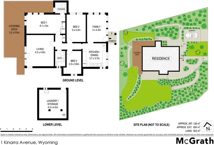 Floorplan of Homely house listing, 1 Kinarra Avenue, Wyoming NSW 2250