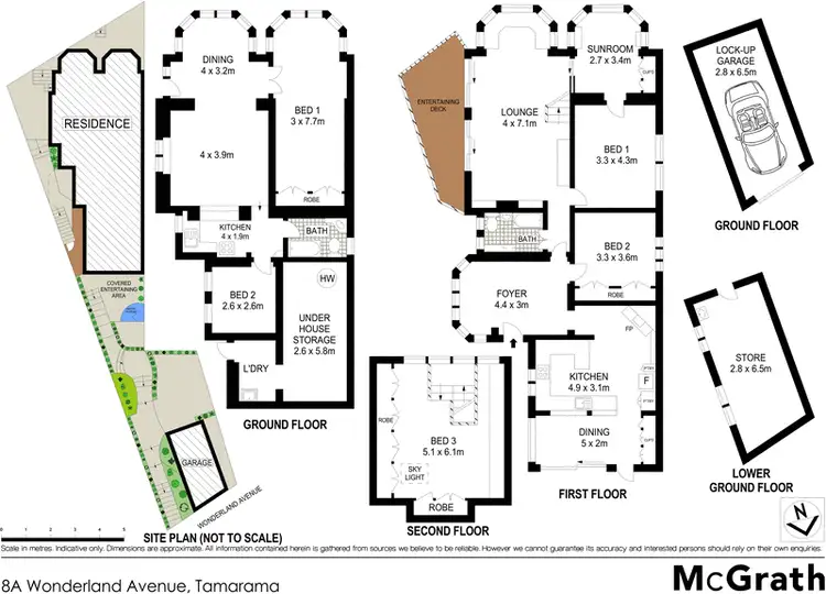 Floorplan of Homely house listing, 8A Wonderland Avenue, Tamarama NSW 2026