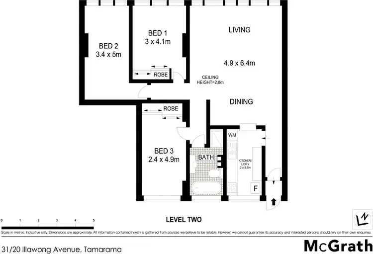 Floorplan of Homely apartment listing, 31/20 Illawong Avenue, Tamarama NSW 2026