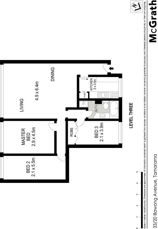 Floorplan of Homely apartment listing, 33/20 Illawong Avenue, Tamarama NSW 2026