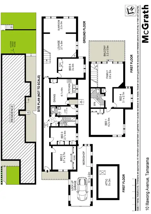 Floorplan of Homely house listing, 10 Illawong Avenue, Tamarama NSW 2026
