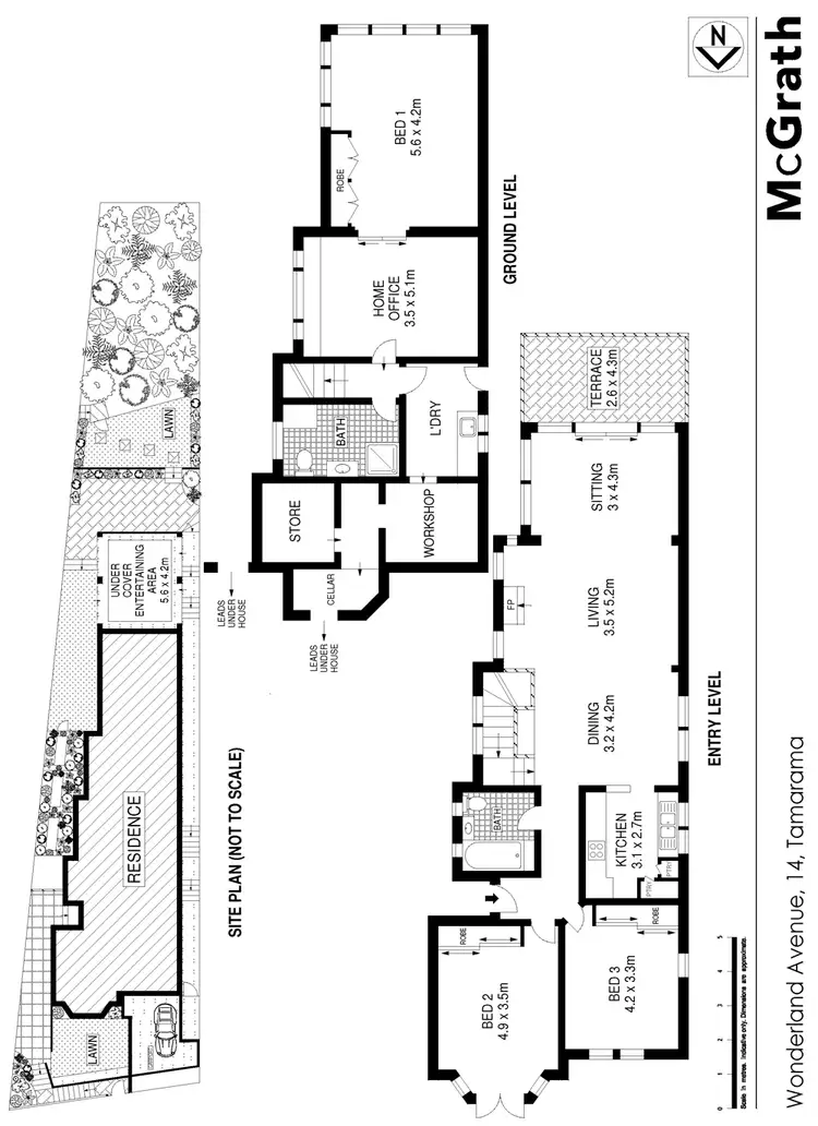Floorplan of Homely house listing, 14 Wonderland Avenue, Tamarama NSW 2026