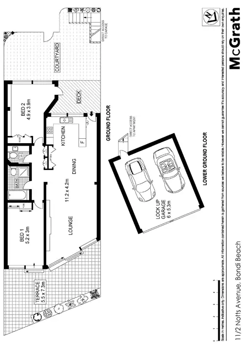 Floorplan of Homely apartment listing, 11/2 Notts Avenue, Bondi Beach NSW 2026