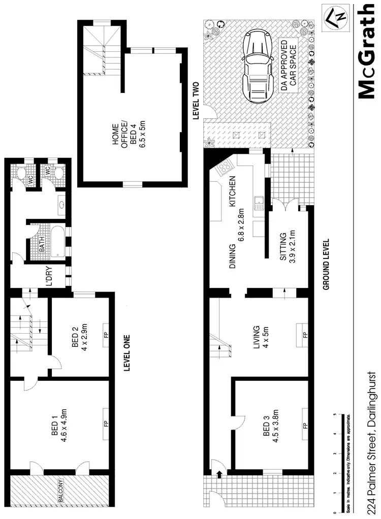 Floorplan of Homely house listing, 224 Palmer Street, Darlinghurst NSW 2010