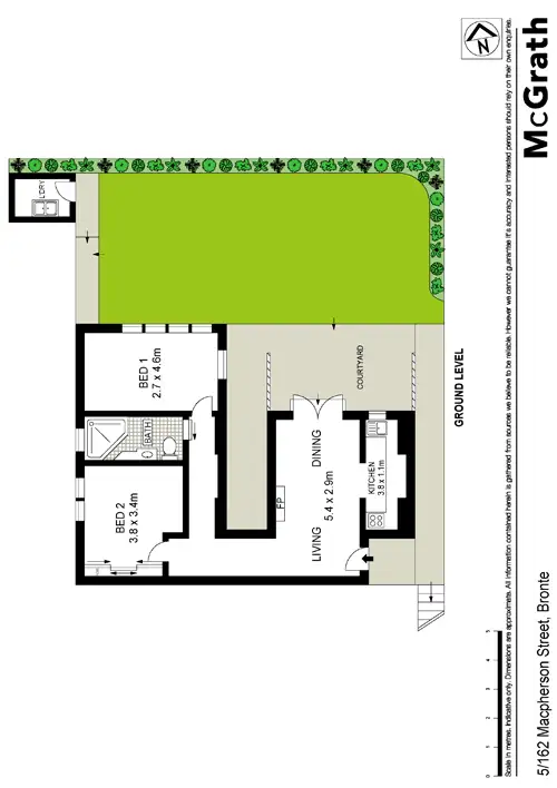 Floorplan of Homely apartment listing, 5/162 Macpherson Street, Bronte NSW 2024