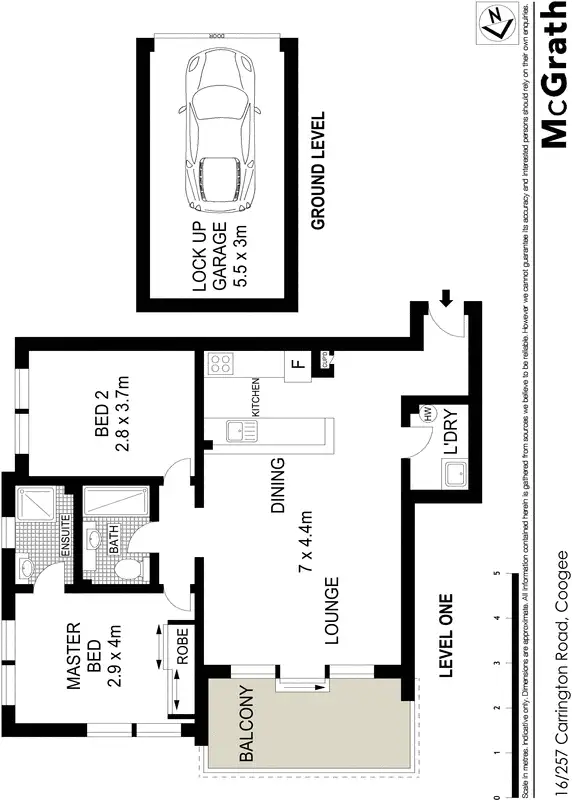 Floorplan of Homely apartment listing, 16/257 Carrington Road, Coogee NSW 2034