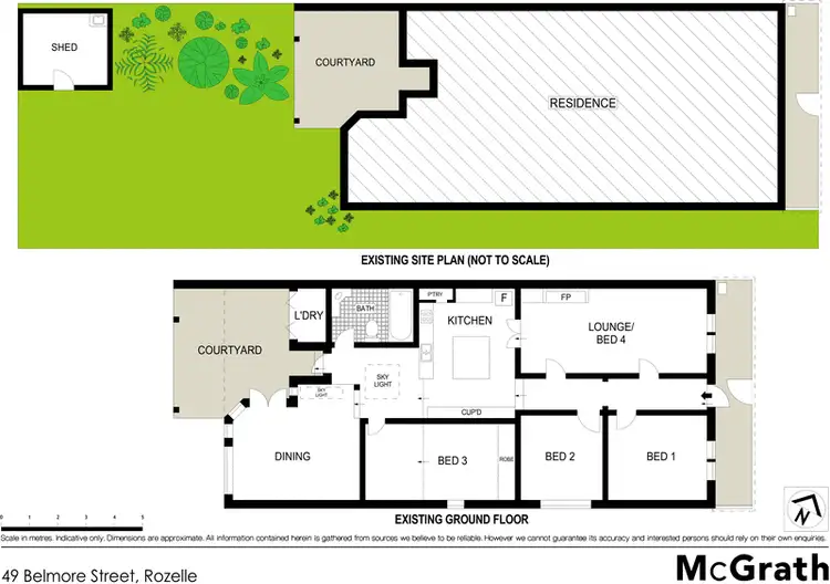 Floorplan of Homely house listing, 49 Belmore Street, Rozelle NSW 2039