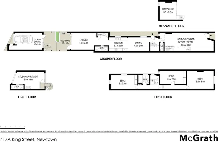 Floorplan of Homely house listing, 417A King Street, Newtown NSW 2042