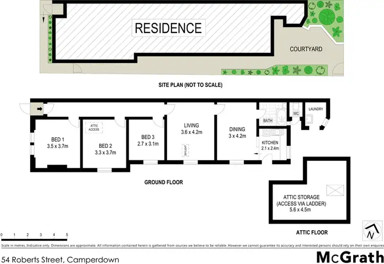 Floorplan of Homely house listing, 54 Roberts Street, Camperdown NSW 2050