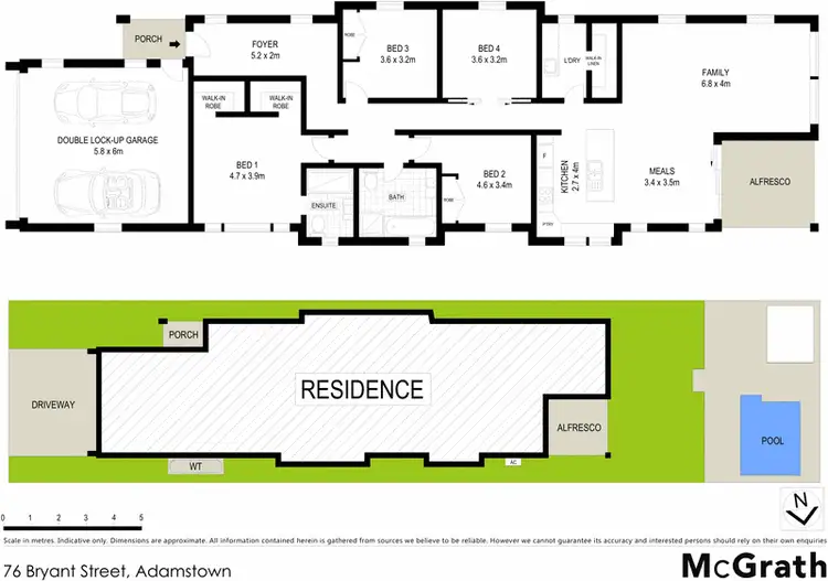 Floorplan of Homely house listing, 76 Bryant Street, Adamstown NSW 2289
