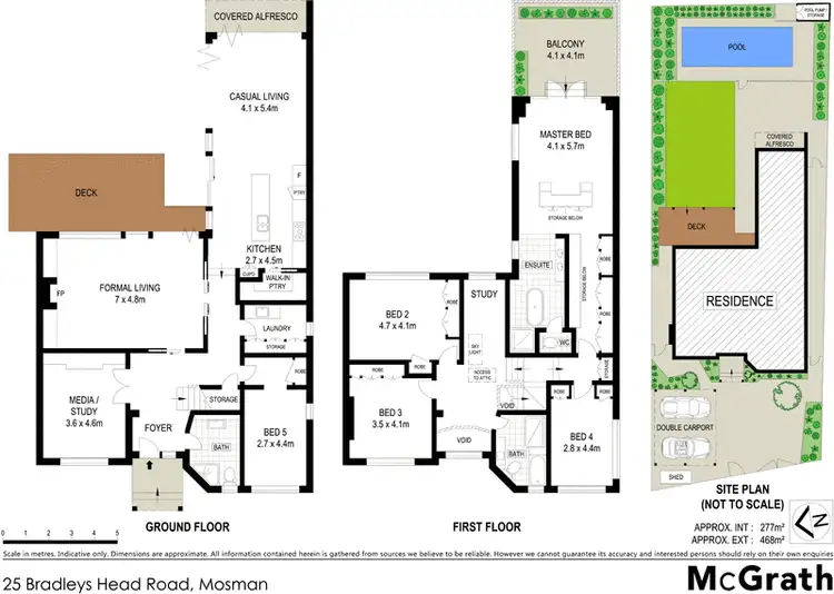 Floorplan of Homely house listing, 25 Bradleys Head Road, Mosman NSW 2088