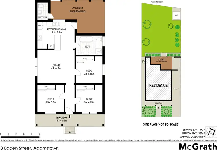 Floorplan of Homely house listing, 8 Edden Street, Adamstown NSW 2289