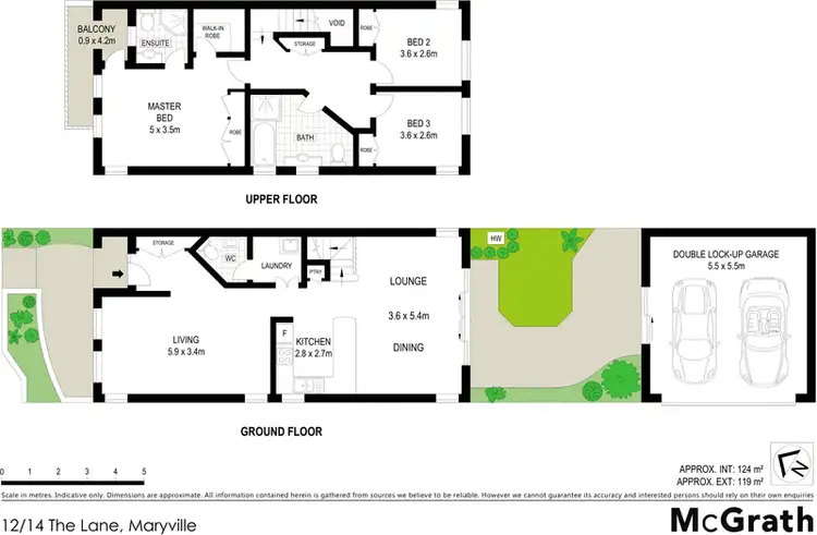 Floorplan of Homely townhouse listing, 12/14 The Lane, Maryville NSW 2293