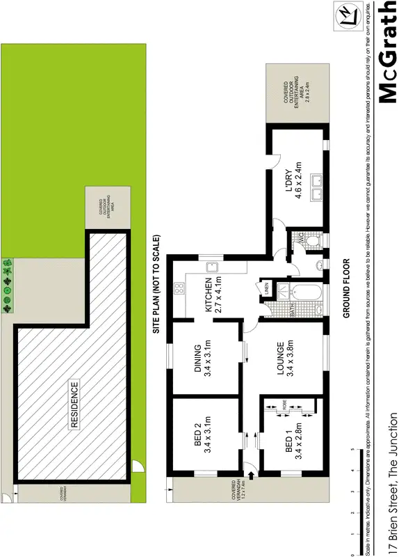 Floorplan of Homely house listing, 17 Brien Street, The Junction NSW 2291