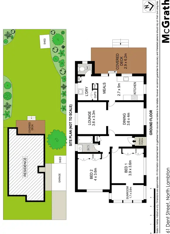 Floorplan of Homely house listing, 61 Dent Street, North Lambton NSW 2299