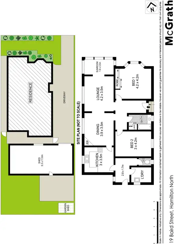 Floorplan of Homely house listing, 19 Baird Street, Hamilton North NSW 2292