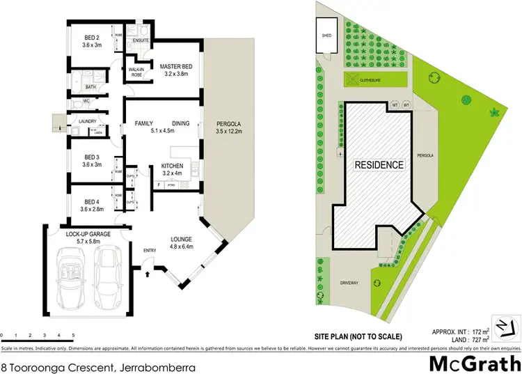 Floorplan of Homely house listing, 8 Tooroonga Crescent, Jerrabomberra NSW 2619