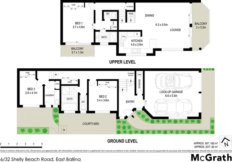 Floorplan of Homely townhouse listing, 6/32 Shelly Beach Road, East Ballina NSW 2478