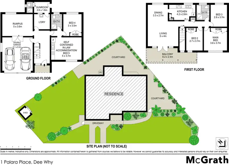 Floorplan of Homely house listing, 1 Palara Place, Dee Why NSW 2099
