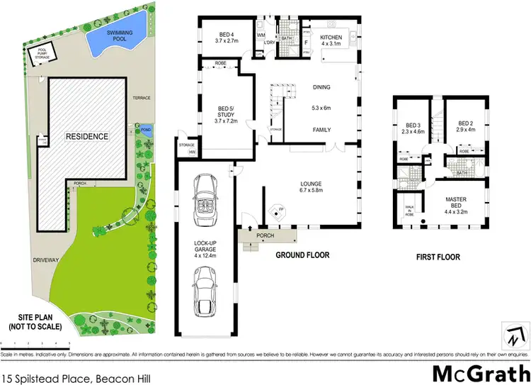 Floorplan of Homely house listing, 15 Spilstead Place, Beacon Hill NSW 2100