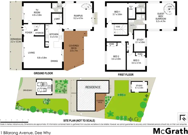 Floorplan of Homely house listing, 1 Billarong Avenue, Dee Why NSW 2099