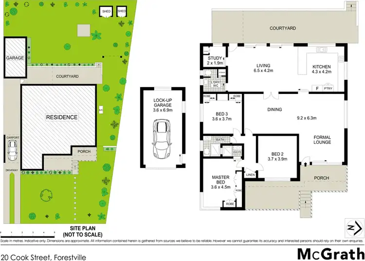 Floorplan of Homely house listing, 20 Cook Street, Forestville NSW 2087