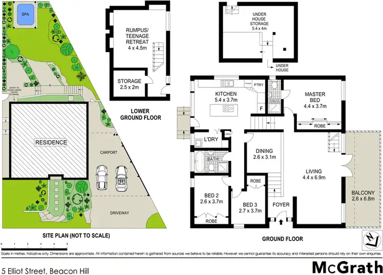 Floorplan of Homely house listing, 5 Elliot Street, Beacon Hill NSW 2100