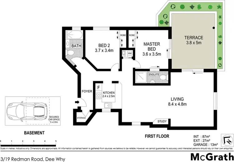 Floorplan of Homely apartment listing, 3/19 Redman Road, Dee Why NSW 2099