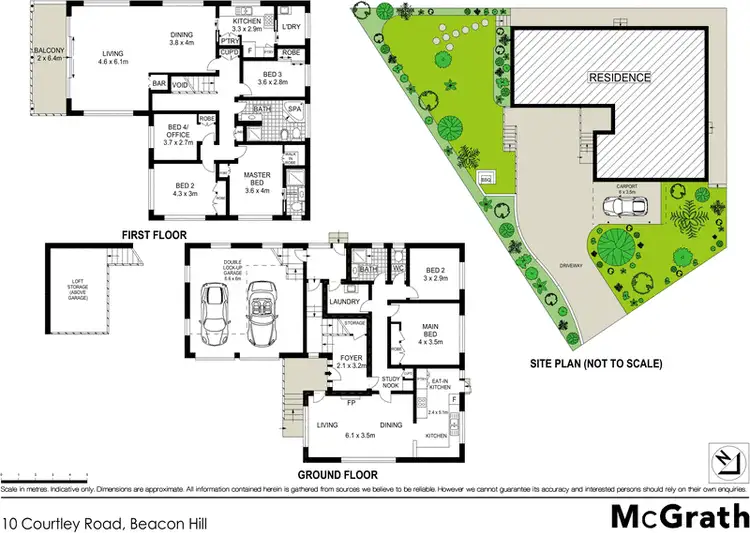 Floorplan of Homely house listing, 10 Courtley Road, Beacon Hill NSW 2100