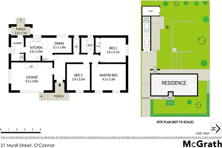 Floorplan of Homely house listing, 21 Myall Street, O'connor ACT 2602